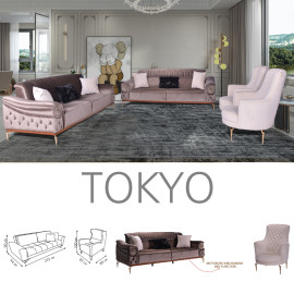 TOKYO SOFA SET PIECE LIVING ROOM CHAIR FOR HOME FROM FACTORY WHOLESALE